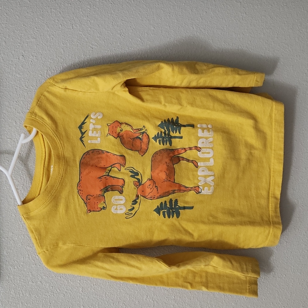 2/$10 EUC Boys 4T Yellow Long Sleeve